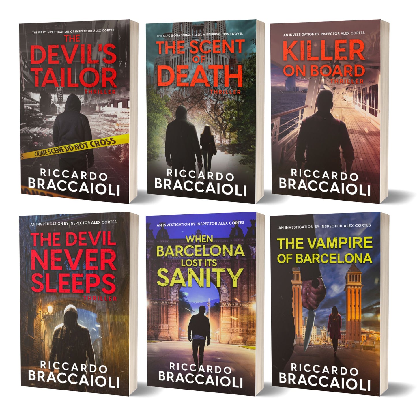 Inspector Alex Cortes Series — 6 Book Bundle (PAPERBACKS 1-6)