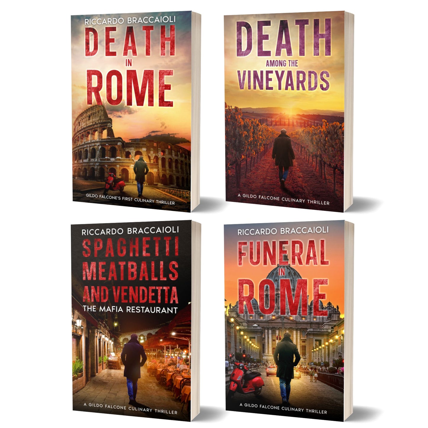 Inspector Chef Gildo Falcone paperbacks 1-4 (PAPERBACK BUNDLE)